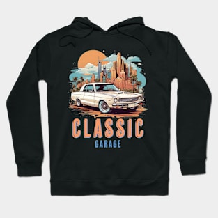 Classic Garage Car Vintage Hoodie